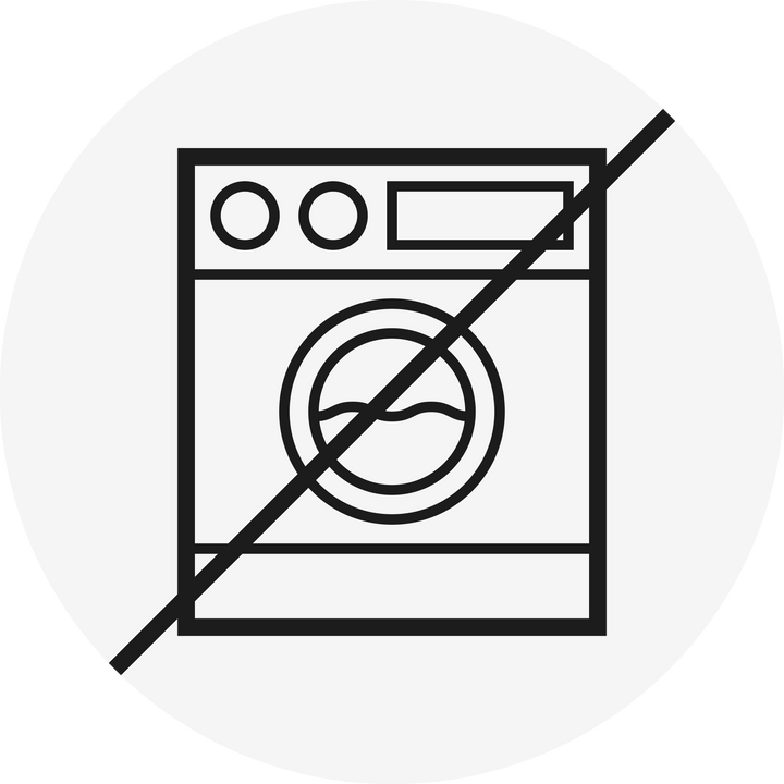 Do not wash machine icon